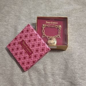 Juicy Couture Gold Heart Charm Bracelet – NWT in Original Box ✨